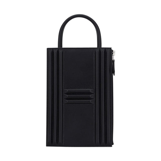 Limited Edition Cadena Bag Black Tadelakt Leather